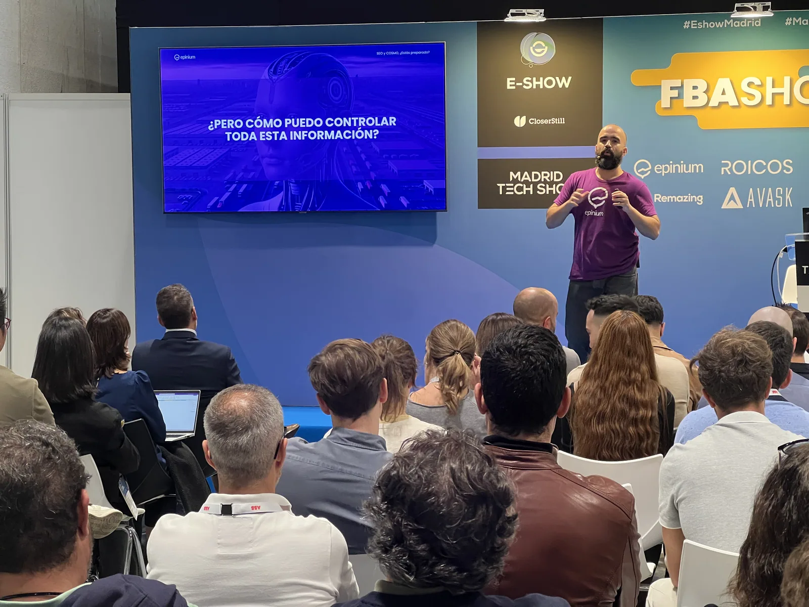 Keynote sobre el escenario de FBAshow Madrid 2024